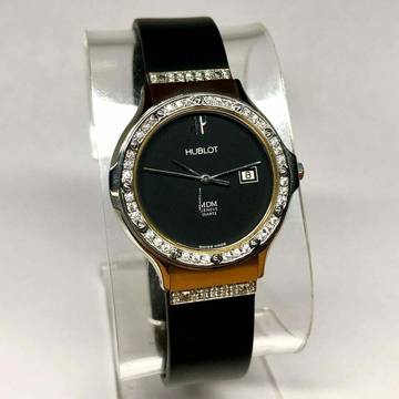  Hublot 140.10.1 Quartz Steel 31mm 0.66TCW DIAMOND Watch </h1> 