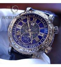 Thumbnail von Patek Philippe [2017 NEW] Grand Complications Sky Moon Tourbillon 6002G Blue Dial Watch