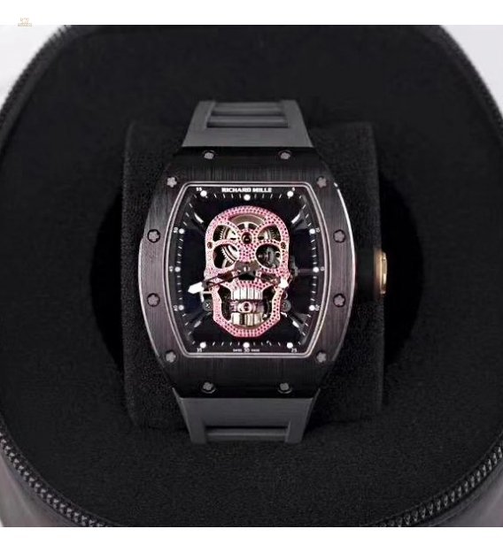 Richard Mille [2016 USED][UNIQUE] RM 52-01 Red Diamond Skull Tourbillon