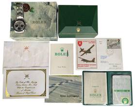 Thumbnail von Rolex Daytona Cosmograph 6263 by “Qaboos bin Said Al Said – ex Sultan of Oman” Full Set 1973 </h1>