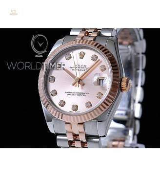 Rolex [NEW] Datejust Ladies 31mm Steel and Rose Gold 178271G Pink Diamond Jubilee