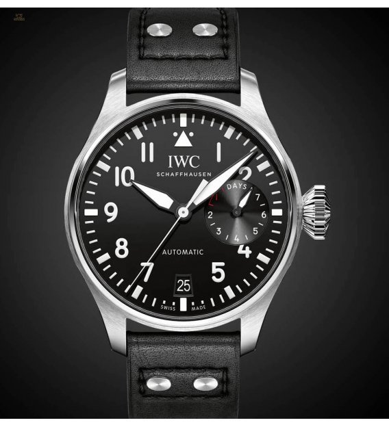IWC [NEW] Big Pilot Black Dial Automatic IW500912 (Retail:HK$105,000) 