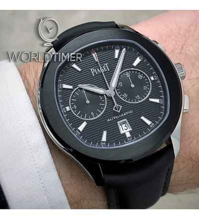 PIAGET [NEW] G0A42002 Polo S Black Horizontal Dial Automatic Chronograph
