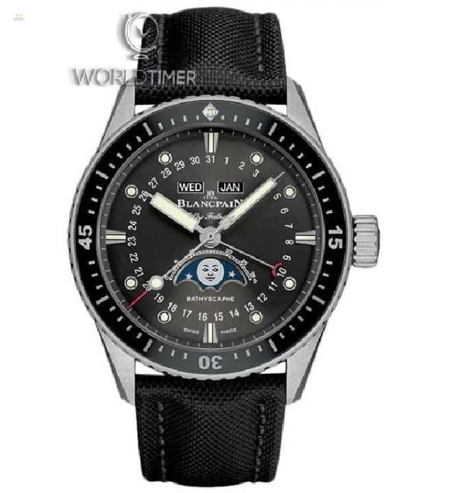 Blancpain [NEW] Fifty Fathoms Bathyscaphe Complete Calendar 43mm 5054-1110-b52a