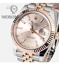 Thumbnail von Rolex [NEW] Datejust 41mm 126331 Sundust Index Rose Gold Stainless Steel Jubilee