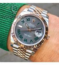 Thumbnail von Rolex [NEW] Datejust 41mm Mens 126331 Slate/Roman Jubilee Watch