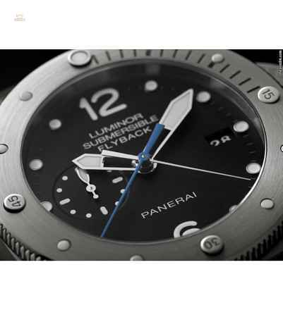 Panerai [NEW] PAM 614 Luminor Submersible Flyback Titanio (Retail:HK$116,500)