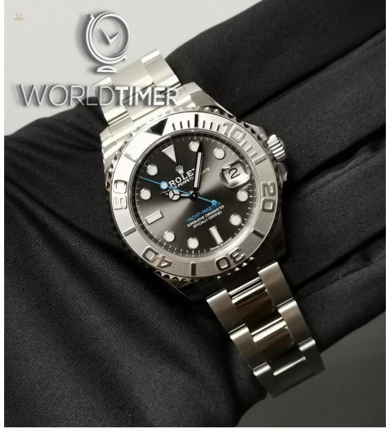 Rolex [NEW] SS/Plat SS 40mm Yacht-Master 126622 Rhodium Dial Watch
