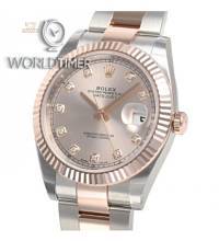 Thumbnail von Rolex [NEW] DATEJUST 41mm 126331G Mens Oyster Pink Diamond Dial Watch