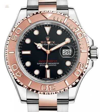 Rolex 全新 Rolesor Everose 40mm 116621 Black Dial Watch
