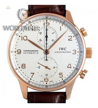 IWC [NEW] Portugieser Chronograph Rose Gold IW371480 (Retail:HK$129,000)