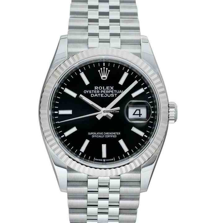  Rolex Datejust 36 126234-0015 - Datejust 36 Automatic Black Dial Stainless Steel Ladies Watch </h1> 