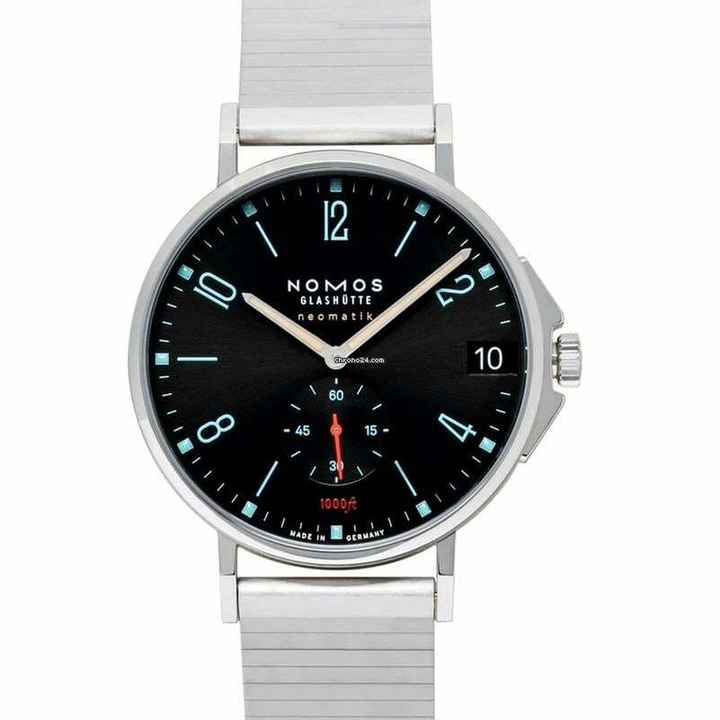  NOMOS Tangente Neomatik 581 - Tangente Automatic Black Dial Stainless Steel Men's Watch </h1> 