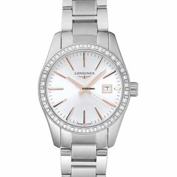  Longines Conquest Classic L22860726 - Conquest Classic Quartz Silver Dial Ladies Watch </h1> 