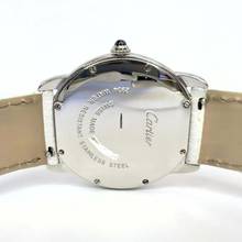 Thumbnail von Cartier Ronde Solo de Cartier Date 36mm Quartz Steel 1TCW DIAMOND Watch </h1>