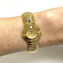 Thumbnail von Vacheron Constantin 18K Yellow Gold ladies watch Blue Sapphire </h1>