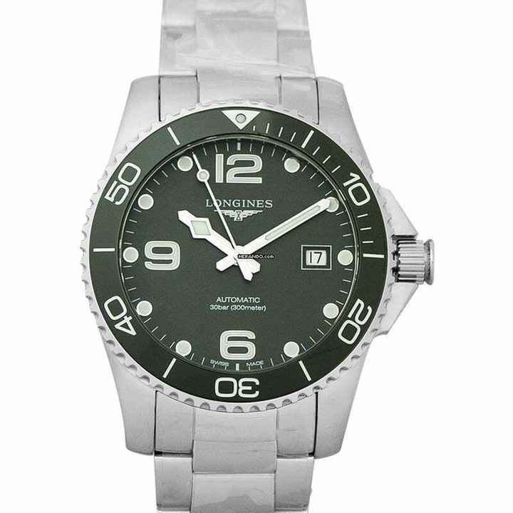  Longines HydroConquest L37814066 - HydroConquest Automatic Green Dial Men's Watch </h1> 