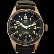 Thumbnail von TAG Heuer Autavia WBE5190.FC8268 - Autavia Calibre 5 Chronometer Automatic Green Dial Men's Watch </h1>