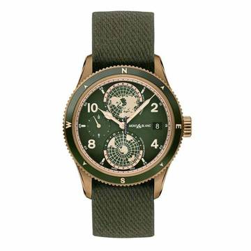  Montblanc 1858 MB119909 - 1858 Geosphere Limited Edition Automatic Green Dial Men's Watch </h1> 