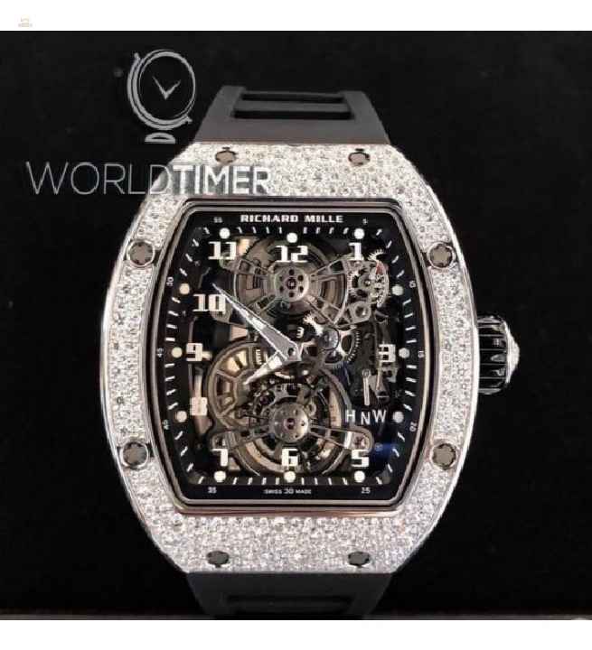 Richard Mille [NEW MODEL] RM 17-01 White Gold Full Set Diamonds Tourbillon