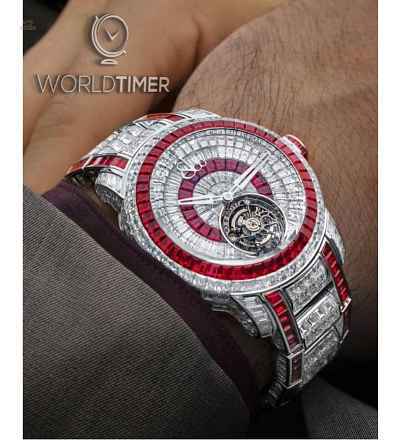 Jacob & Co. 捷克豹 [NEW] Caviar Tourbillon 44mm CV300.30.BD.DR.A.30BA (Retail:HK$13,200,000) . 