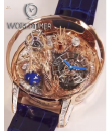 Jacob & Co. 捷克豹 [NEW][UNIQUE] Astronomia Tourbillon Dragon Baguette Rose Gold (Retail:CHF 1’500’000)