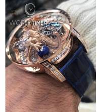 Thumbnail von Jacob & Co. 捷克豹 [NEW][UNIQUE] Astronomia Tourbillon Dragon Baguette Rose Gold (Retail:CHF 1’500’000)