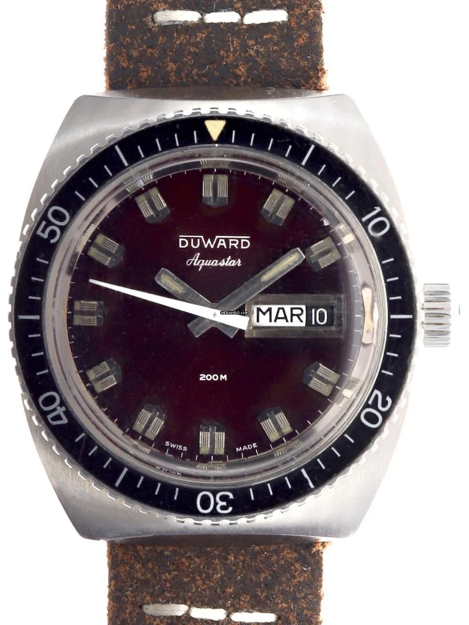  Duward Gents Divers Automatic Wristwatch Aquastar 200 m </h1> 