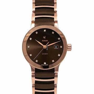  Rado Centrix R30183752 - Centrix Automatic Diamonds Brown Dial Ladies Watch </h1> 