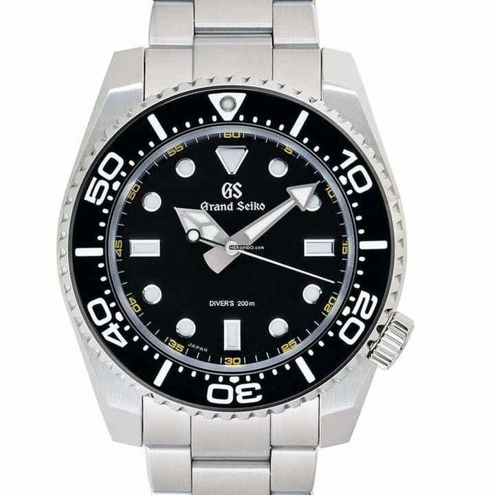  Grand Seiko SBGX335 - 9F Quartz Quartz Black Dial Stainless Steel Men's Watch </h1> 