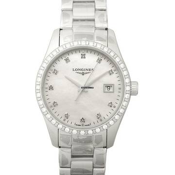  Longines Conquest Classic L23860876 - Conquest Classic Quartz White Mother of Pearl Dial Diamond Indexes Ladies Watc </h1> 