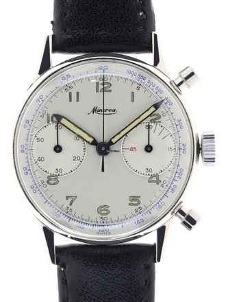  Minerva Gents Wristwatch Chronograph </h1> 
