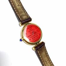 Thumbnail von Cartier COLISÉE GP Ladies Watch Gold Dial & Pink Sapphires Bezel & C </h1>