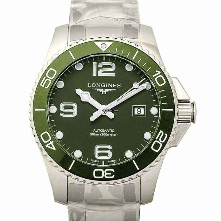  Longines HydroConquest L37824066 - HydroConquest Automatic Green Dial Men's Watch </h1> 