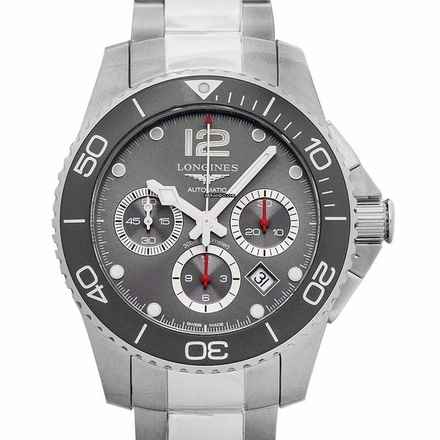  Longines HydroConquest L38834766 - HydroConquest Automatic Grey Dial Stainless Steel Men's Watch </h1> 