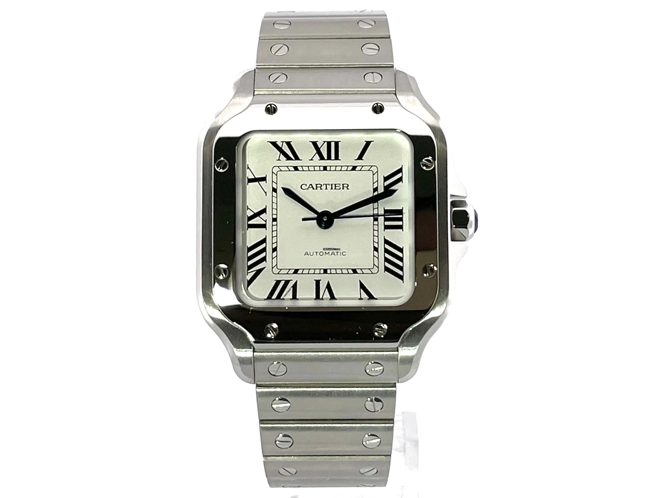  Cartier Santos de Cartier Edelstahl mittleres Modell Ref. WSSA0029 </h1> 