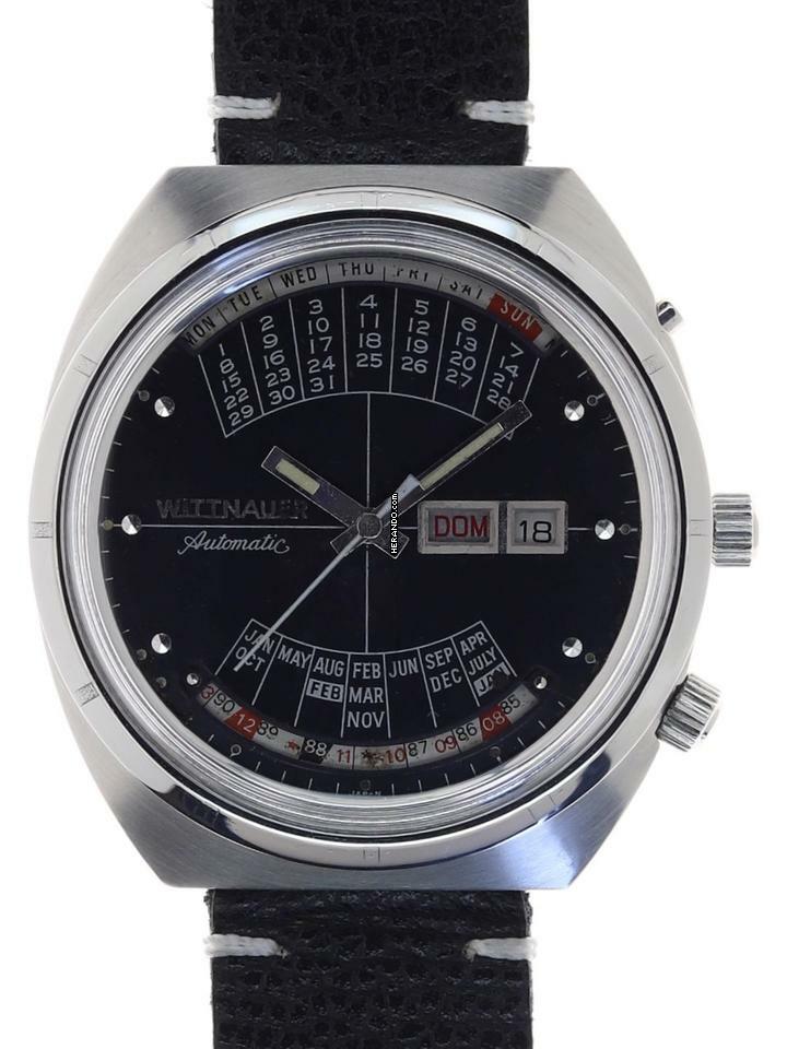  Wittnauer Gents automatic Wristwatch Perpetual Calendar 2000 Time Machine </h1> 