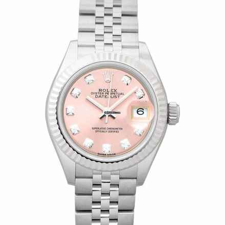  Rolex Lady-Datejust 279174-0003 - Lady Datejust Automatic Pink Dial Diamond Indexes Ladies Jubilee Watch </h1> 