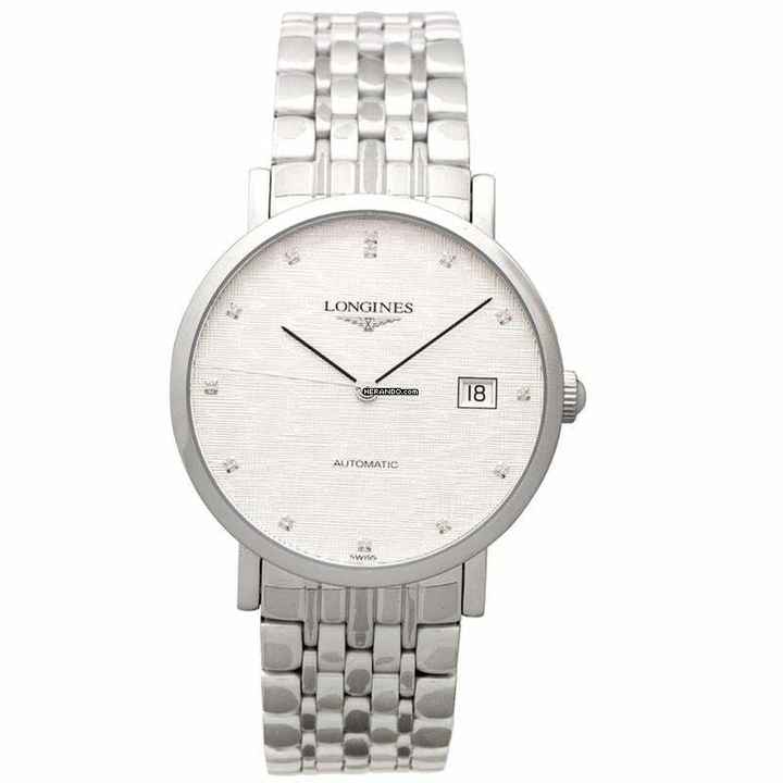  Longines Elegant L48104776 - Elegant Automatic Silver Dial Men's Watch </h1> 
