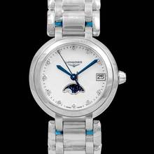 Thumbnail von Longines PrimaLuna L81154876 - PrimaLuna Quartz White Dial Diamond Indexes Ladies Watch </h1>