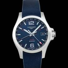 Thumbnail von Longines Conquest L37184969 - Conquest VHP GMT Quartz Blue Dial Men's Watch </h1>