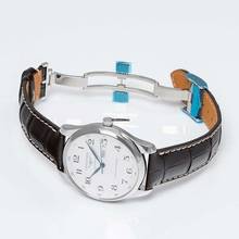 Thumbnail von Longines Master Collection L29204783 - Master Collection Automatic Silver Dial Brown Leather Strap Men's Watch </h1>