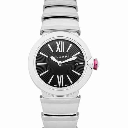  Bulgari Lucea 102690 - LVCEA Quartz Black Dial Steel Ladies Watch </h1> 