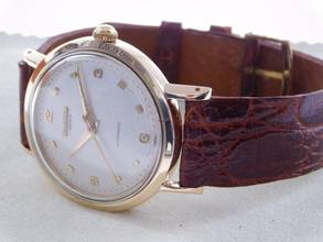 Thumbnail von Universal Genève 18 Kt Gold Bumper Hammerautomatik im original Zustand </h1>