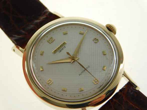  Universal Genève 18 Kt Gold Bumper Hammerautomatik im original Zustand </h1> 