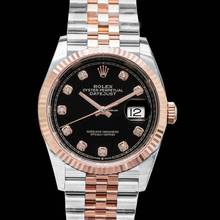 Thumbnail von Rolex Datejust 36 126231 - Datejust Automatic Black Dial Diamond Jubilee Rose Gold Ladies Watch </h1>