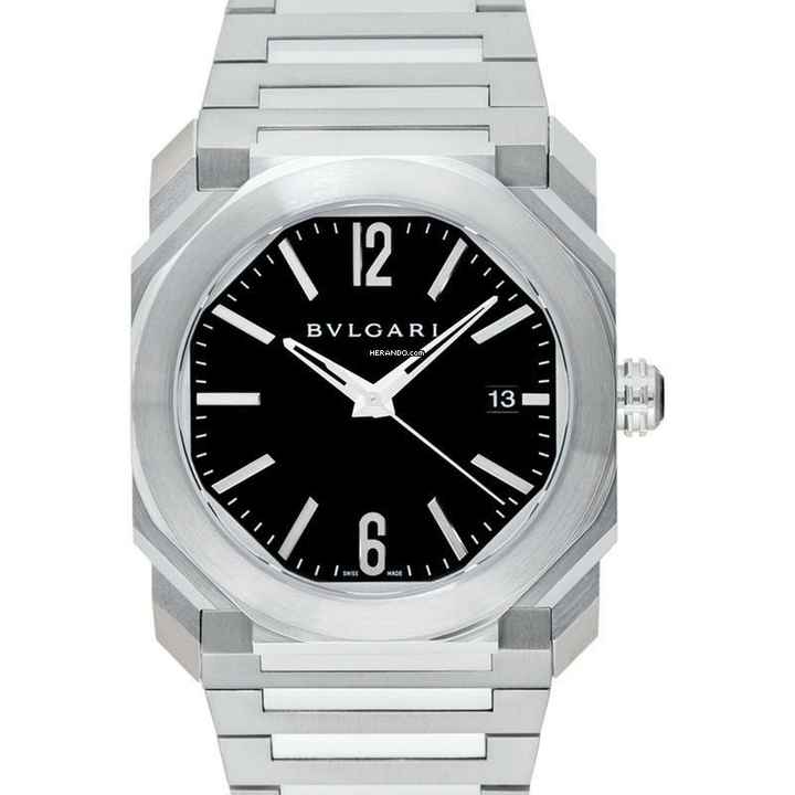  Bulgari Octo 102104 - Octo Solotempo Automatic Black Dial Men's Watch </h1> 