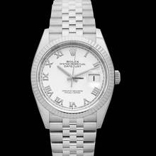 Thumbnail von Rolex Datejust 36 126234 - Datejust 36 Automatic White Dial Ladies Jubilee Watch </h1>