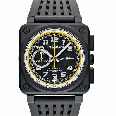  Bell & Ross BR 03-94 Chronographe BR0394-RS20/SRB - Automatic Black Dial Ceramic Men's Watch </h1> 