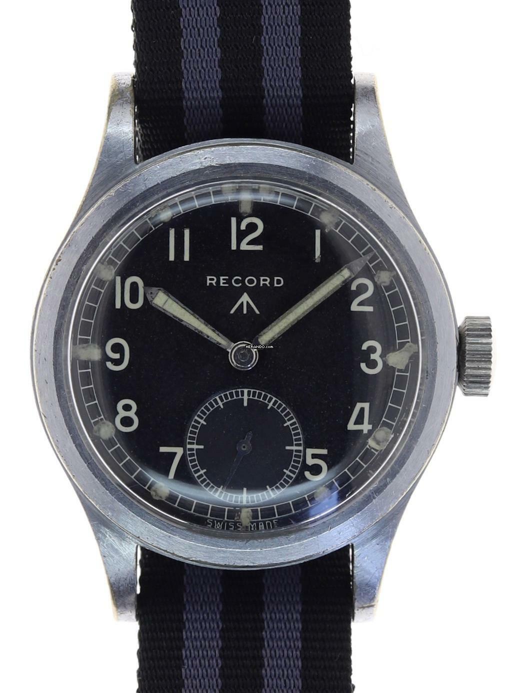  Record Gents Wristwatch Military </h1> 